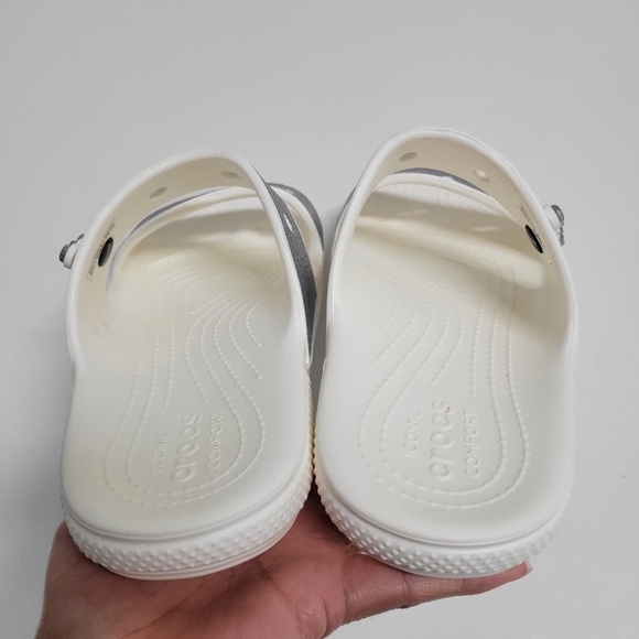 Crocs  Classic Glitter sandals Unisex M7 /W9. - Picture 7 of 8